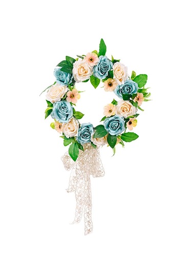 Suntek Parti Çiftlik Evi Festivali Yuvarlak Gül Mavi-pembe