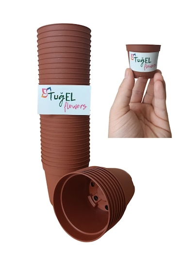 Kaktüs&sukulent Üretim Saksısı 1.kalite Mini Boy-5.5 Cm 50 Adet