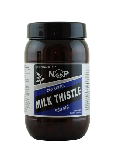 Nop 930 MG Milk Thistle Seed Deve Dikeni 200 Kapsül