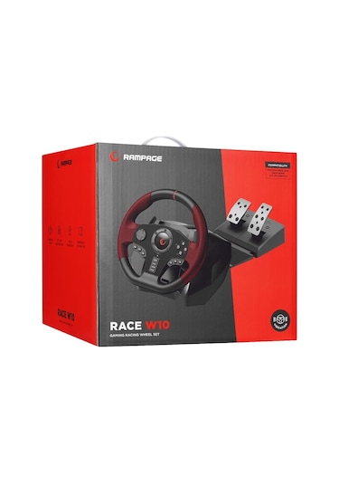 Rampage RACE W10 PS3/PS4/PC/XBOXONE/XBOX 360 SWITCH 6 in 1 Pedallı Gaming Oyuncu Direksiyonu