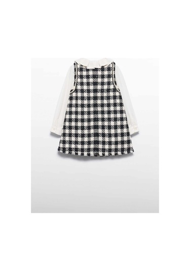 Mayoral Abel&lula Kız Çocuk Pullu Uzun Kol Elbise Siyah