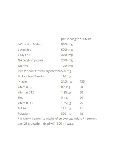 Weider Rush Pump Preworkout 375 G