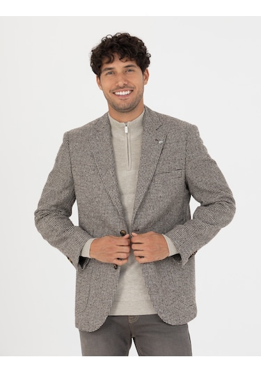 Pierre Cardin Erkek Kahverengi Ceket 50273155-vr029 Kahverengi