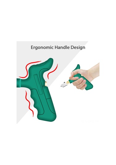 Aubyhe Cam Ve Seramik Kesici Takımı, Elden Tutulan Metal-plastik Gövde İle 2 Adet Yedek Uç, Kolay Ve Pratik Kullanım