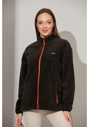 Alexandergardı Fermuarlı Oversize Polar E21-81101 Bej