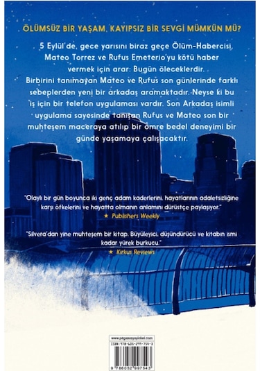 Ve Sonuda İkisi de Ölür - Adam Silvera - Pegasus