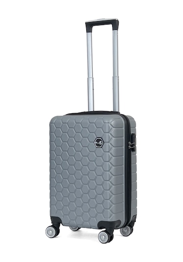 Reymond Luggage Altıgen Abs Seyahat Valizi, Kabin Boy Gri