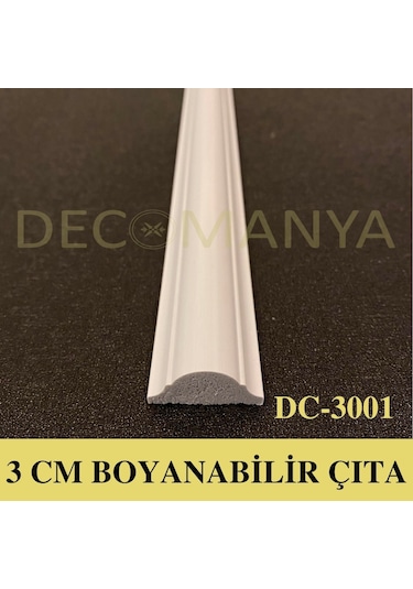 Decomanya Boyanabilir Duvar Çıtası Poliüretan Çıta Polimer Çıta