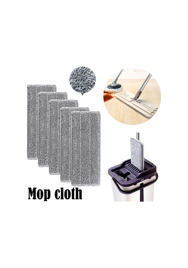 Xiyyadms Ev İçi Mikrofiber Mop Yedek Padı - Yıkama Uygun, Yeniden Kullanılabilir, Dayanıklı Temizlik Aleti 33x12cm
