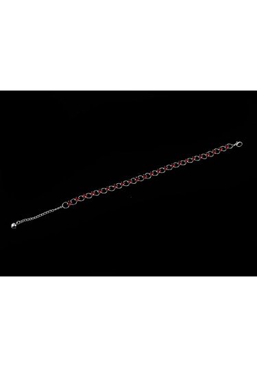 Dolıty 26.5cm Moda Çok Renkli Bohem Gümüş Kaplama Kırmızı Kırmızı