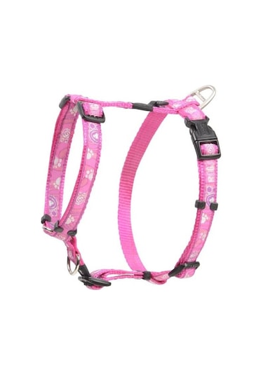 Rogz Fancy Dress Tuig Xl Roze Paw Göğüs Tasması Açık Pembe