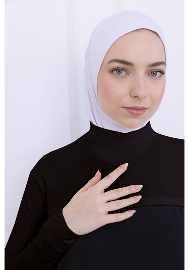 Balıkçı Yaka Boyunluklu Kolluk Acı Kahve - Likralı Dik Yakalı Kadın Body Tesettür Crop Bolero Acı Kahve