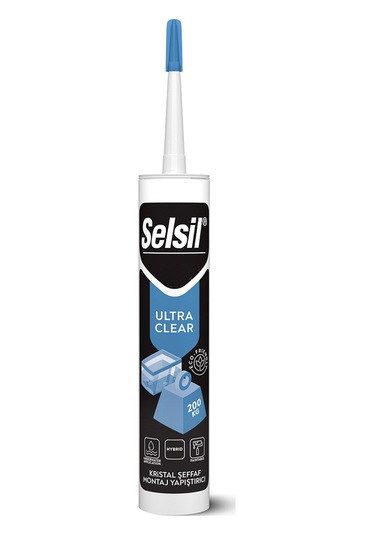 Selsil Ultra Clear Montaj Yapıştırıcı 290Ml. Şeffaf