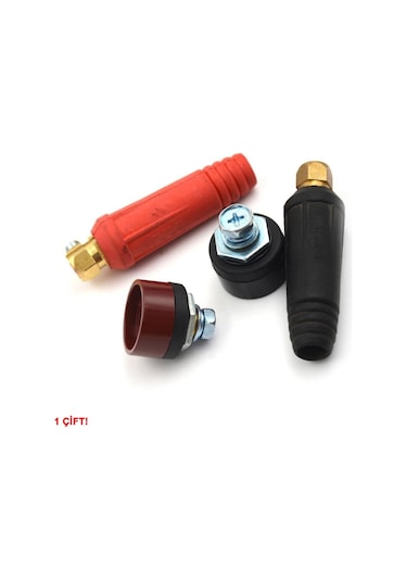 Dkj10-25 200a Konnektör Çift 10-25mm2 Kablo Yüksek Akım Kilitli Panel Tip Konnektör Kaynak Makinesi