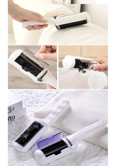 Büro Ev Ofis Yazlık Hijyeni İçin Hazneli Antistatik Elbise Saç Kıl Tüy Toplar Toz Alma Rulosu Diğer