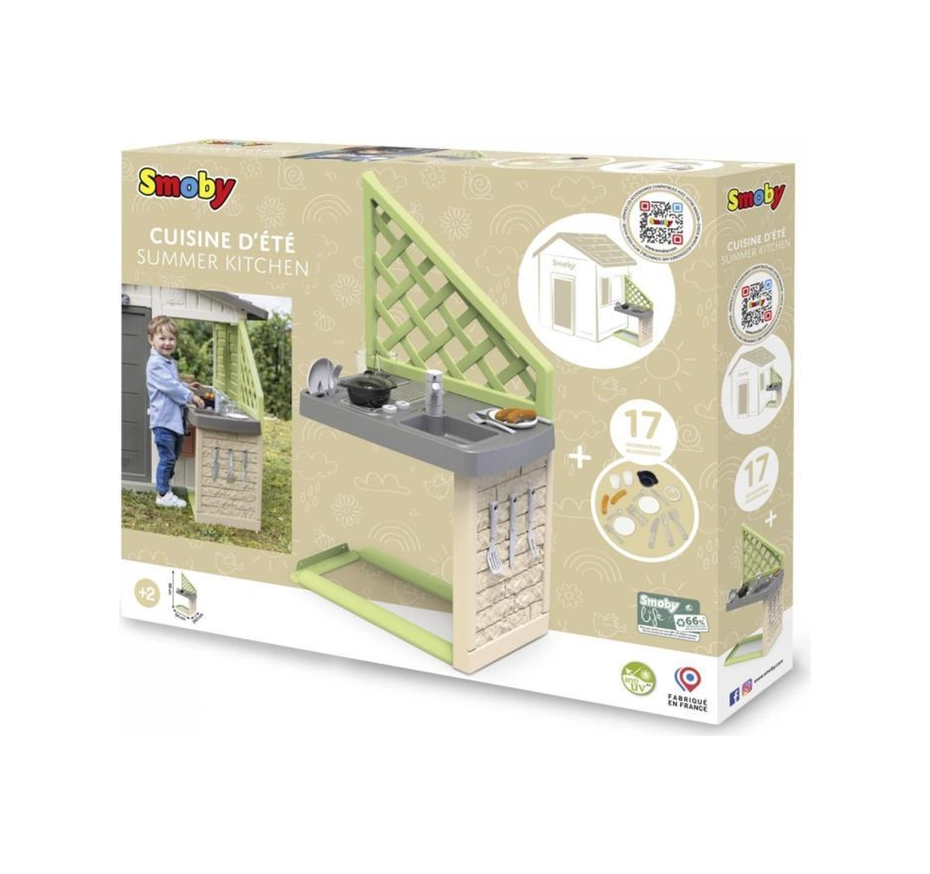 Smoby Oyun Evleri Aksesuarı - Yaz Mutfağı 810926