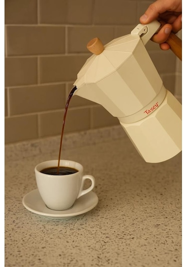 Bambum Garen - Moka Pot 6 Fincan Bej