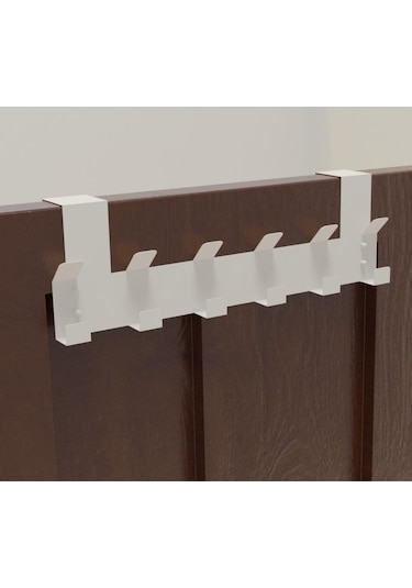 Metal Amerikan Kapı Arkası Beyaz Vidalı Askılık Organizer Askılık Ve Banyo Kapı Arkası Vidalı Askılık Siyah