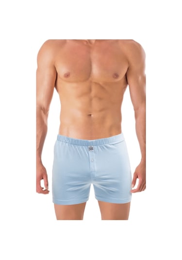 The Don Açık Mavi Renk Jersey Penye/Örme Erkek Boxer