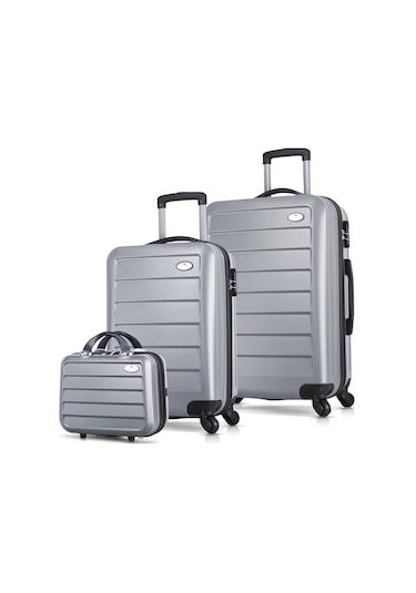 My Valice Ruby Abs 3'Lü Valiz Seti (Makyaj + Kabin + Orta Boy)