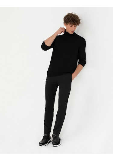 Pierre Cardin Erkek Siyah Triko Kazak 50270052-vr046 Siyah