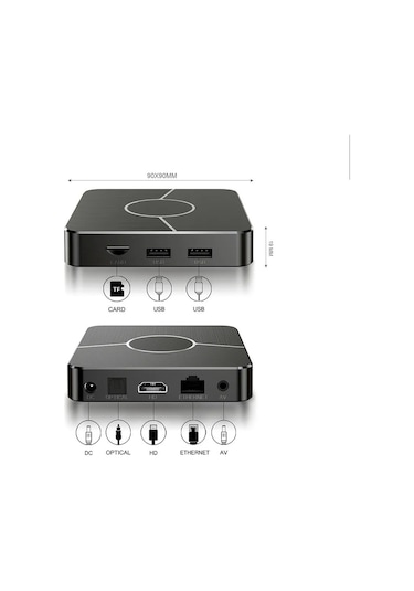 Shoami SH-SB1 4K Ultra HD Android 9 4 GB / 64 GB Rom Tv Android Box