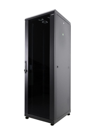 Canovate 42u 800x1000mm 19'' Dikili Tip Network Rack Kabinet Siyah 2 Yıl Üretici Garantili