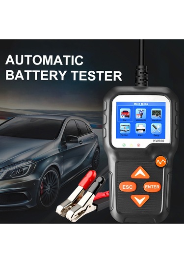 Konnweı Araç Akü Test Cihazı 12 V Araba Oto Akü Yük K15032
