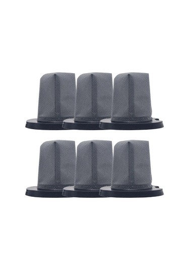 Samdoo Shark Süpürgeye Uyumlu Yıkama Özelliği İle Yüksek Verimli Temizleme Filtresi - Gri Renk, 6 Adet Paket