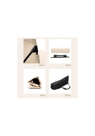 Novahub Açık Kamp Hafif Katlanır Sandalye, Plaj Taşınabilir Tek Yastık Sandalye Siyah/kırmızı Yeşil