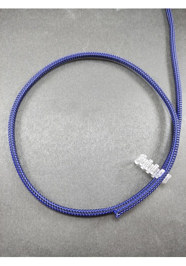 Mm Pet Sleeve - Kablo Çorabı 4mm - Siyah & Mavi