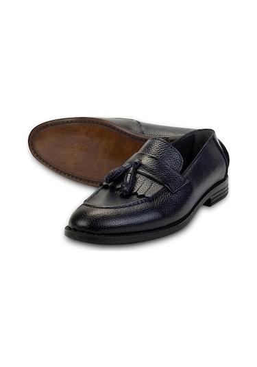 Ducavelli Tassel Hakiki Deri Erkek Klasik Ayakkabı