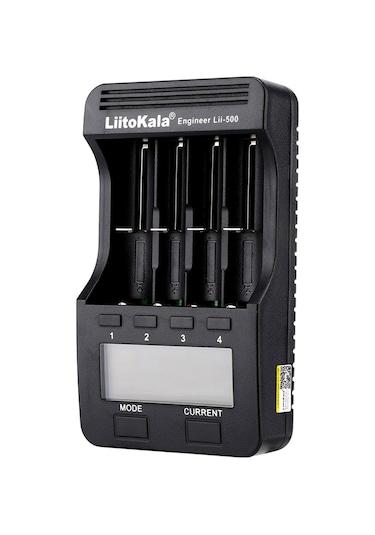 Monyee Akıllı Şarj Cihazı: 4 Slotlu Lcd Ekranlı, Ni-mh/ni-cd/li-ion Piller İçin Otomatik Şarj