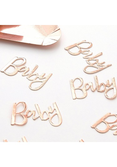 Baby Shower Konfeti - Rose Gold Tüm Yaşlar