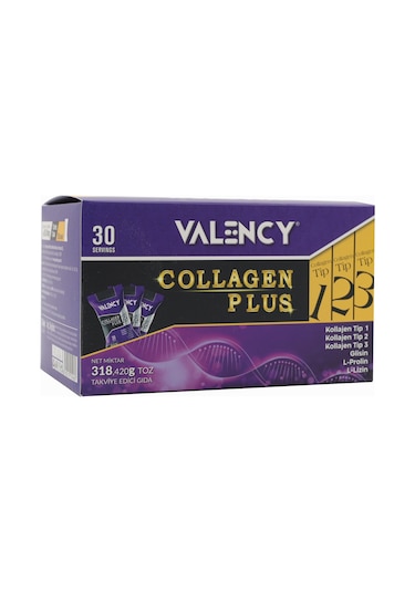 Valency Collagen Plus Tip 1 Tip 2  Tip 3 30 Saşe
