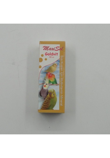 MAXİSOL Süs Kuşları İçin Multivitamin Mineral Takviyesi 30 cc