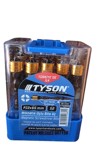 Tyson Bits Uç Pz 2x65 Mm Çift Yön 10 Adet
