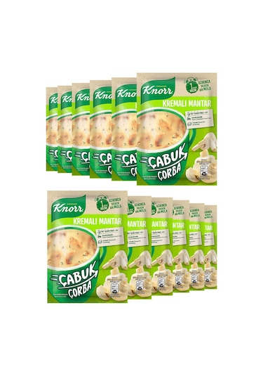 Knorr Kremalı Mantar Çabuk Çorba 12 x 19 G