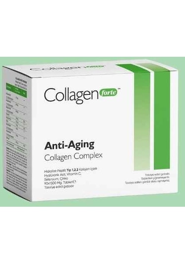 Collagen Forte Anti-Aging Collagen Complex 1500mg 90 Tablet