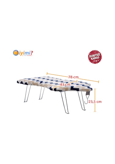 İyimi Lüx Mini Seyahat Portatif Ütü Masası