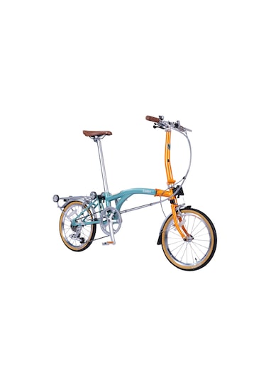 Dahon Lunden 16 Jant Katlanır Şehir Bisikleti 7 Vites Yeşil - Sarı