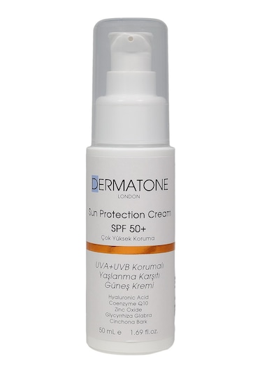 Dermatone Uvb + Uva Hyaluronic Acid And Coenzyme Q10 SPF 50 + 50 ML