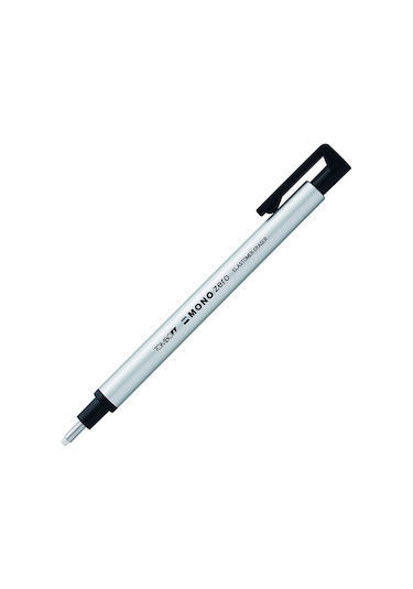 Tombow Mono Zero Kalem Silgi Yuvarlak Uç Gümüş 2.3 Mm