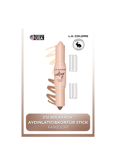 Duo Stick Contour & Glow 2'si Bir Arada Aydınlatıcı&Kontür Stick CC597 Fair /Light