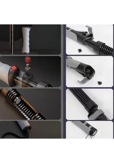 Ganzhoushop Twister Suntek Yaylı Siyah Power Göğüs Genişletici Bar 20kg-40kg Pf Siyah