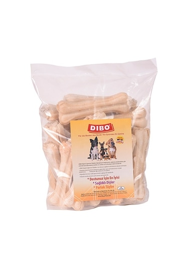 Dibo Beyaz Press Kemik Köpek Ödülü 35'li 30-35 G 10 CM