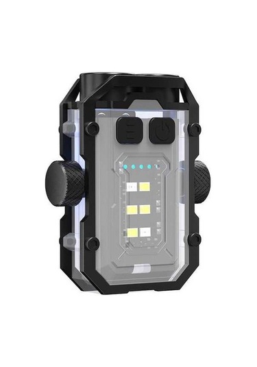 Novahub E-smarter Ysd01pro Mini Anahtarlık Işık, Beyaz, Jiroskop Alt Manyetik Kapak Klipsli Beyaz