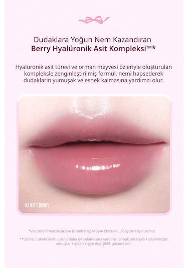 Clıo Glaze Lip Serum 02 Juicy Berry