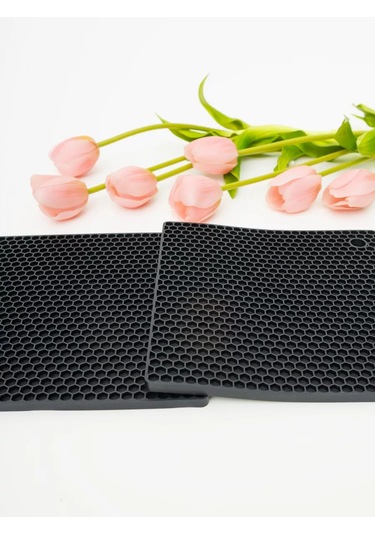 Arrıchi Sıcak Yemekler İçin Mutfak Silikon Standı 215923955 Siyah