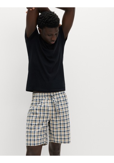 Marks & Spencer 2'li Pijama Şortu Mavi Mix